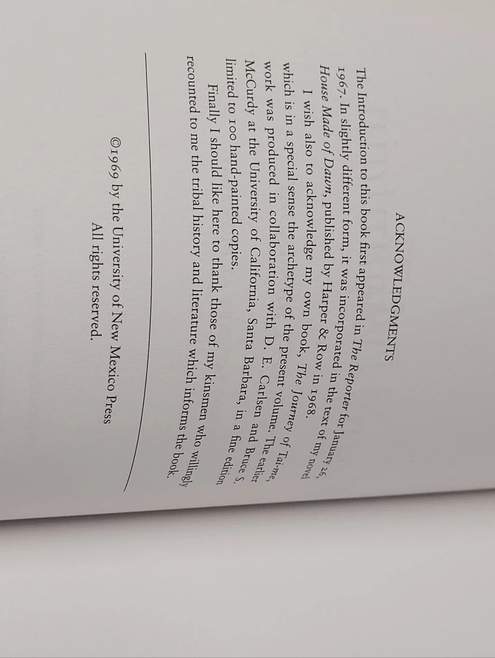 The Way to Rainy Mountain Paperback